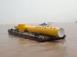 EZW11XY-150-3500钢管制造中的三辊卷板机